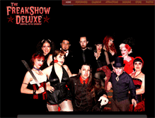 Tablet Screenshot of freakshowdeluxe.com